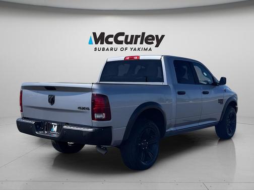 Billet Silver Metallic Clearcoat 2024 RAM 1500 Classic Warlock Crew Cab 4x4 5'7' Box