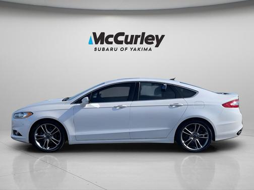 WHITE PLATINUM MET TRI-COAT 2016 Ford Fusion Titanium