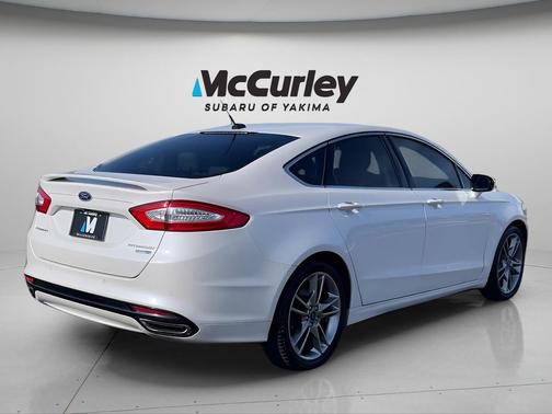 WHITE PLATINUM MET TRI-COAT 2016 Ford Fusion Titanium
