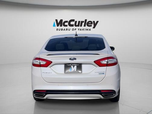WHITE PLATINUM MET TRI-COAT 2016 Ford Fusion Titanium