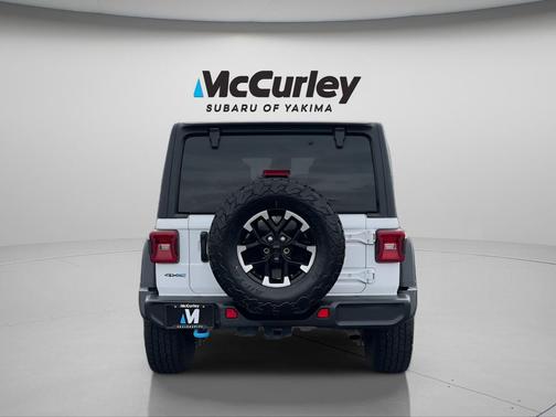 Bright White Clearcoat 2024 Jeep Wrangler 4xe Rubicon