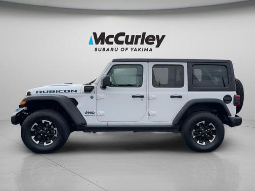 Bright White Clearcoat 2024 Jeep Wrangler 4xe Rubicon