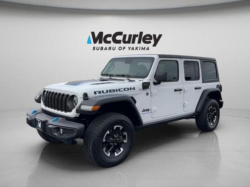 Bright White Clearcoat 2024 Jeep Wrangler 4xe Rubicon