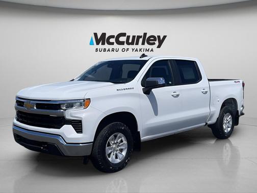 Summit White 2025 Chevrolet Silverado 1500 LT