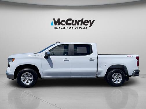 Summit White 2025 Chevrolet Silverado 1500 LT