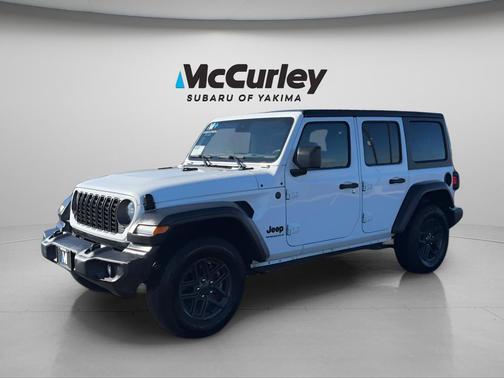 Bright White Clearcoat 2024 Jeep Wrangler Sport S