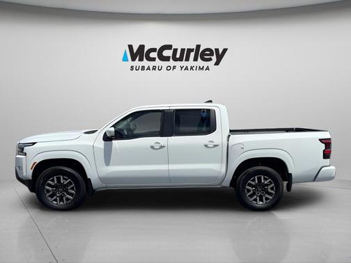 Glacier White 2024 Nissan Frontier SL