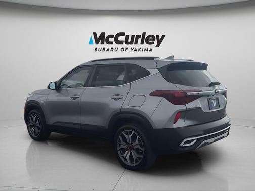 Steel Gray 2021 Kia Seltos S Turbo