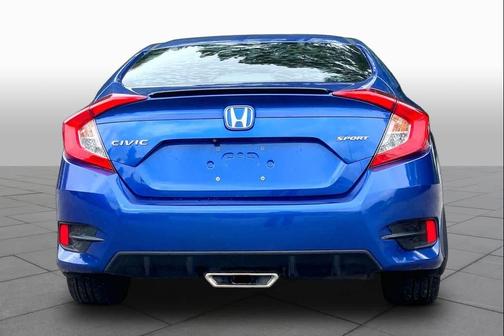 Aegean Blue Metallic 2020 Honda Civic Sport