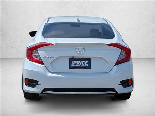 White 2020 Honda Civic EX