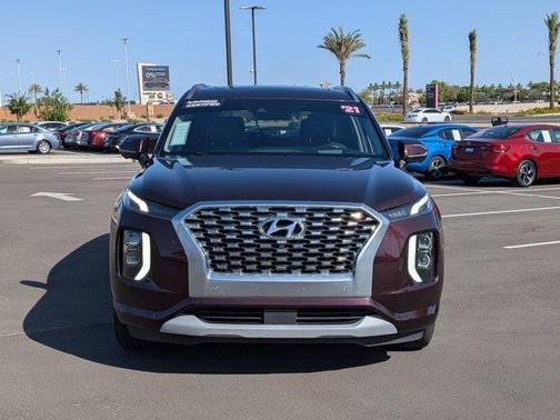 Burgundy 2021 Hyundai PALISADE Limited