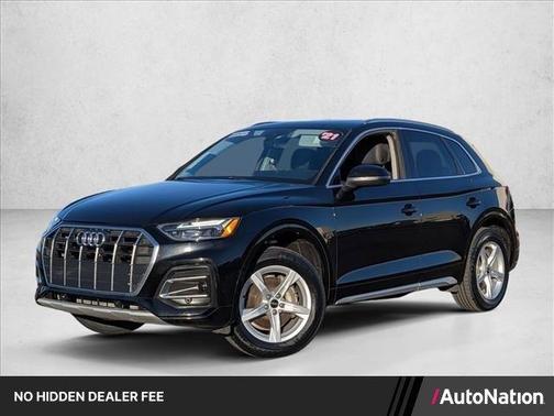 Brilliant Black 2021 Audi Q5 45 Premium