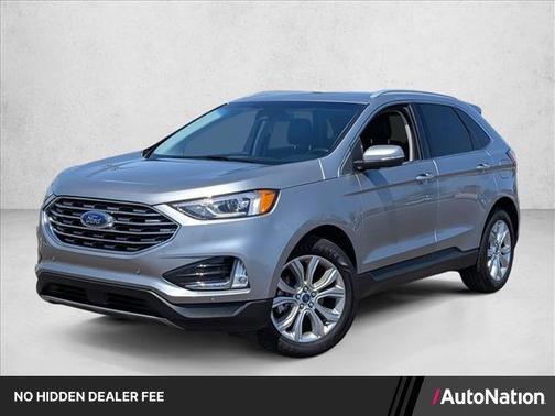 Iconic Silver Metallic 2020 Ford Edge Titanium