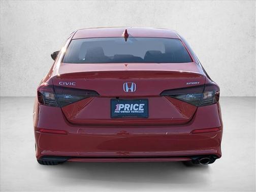 Rallye Red 2025 Honda Civic Sport