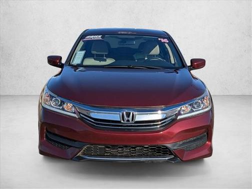 Maroon 2016 Honda Accord LX