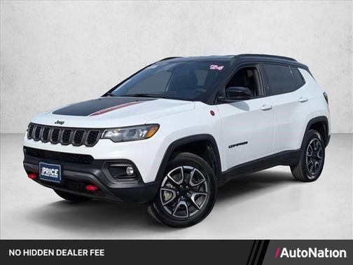 Bright White Clearcoat 2024 Jeep Compass Trailhawk