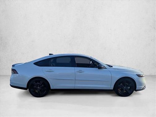White 2023 Honda Accord Hybrid Sport-L