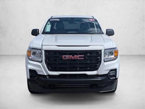 Summit White 2021 GMC Canyon Elevation Standard