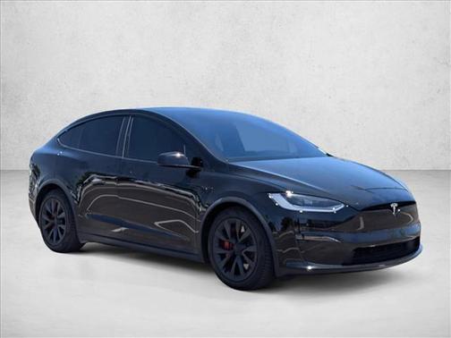 Black 2023 Tesla Model X Plaid