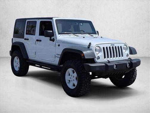 Bright White Clearcoat 2014 Jeep Wrangler Unlimited Sport