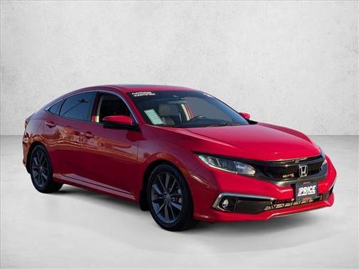 Red 2020 Honda Civic EX