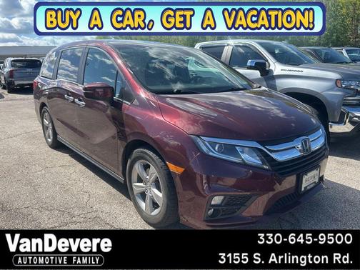 Maroon 2018 Honda Odyssey EX-L