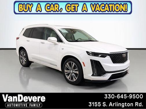 Crystal White Tricoat 2020 Cadillac XT6 Premium Luxury FWD