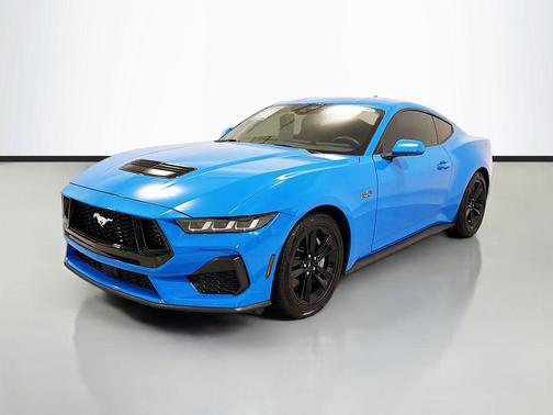 Blue 2024 Ford Mustang GT