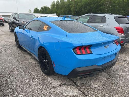 Blue 2024 Ford Mustang GT