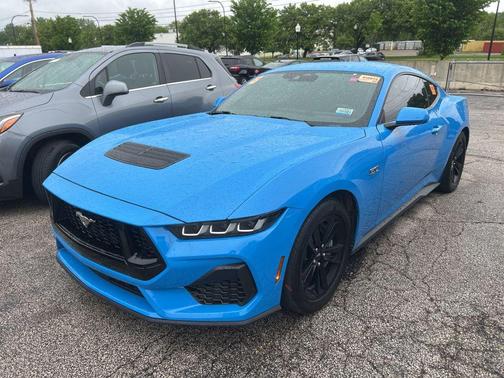 Blue 2024 Ford Mustang GT