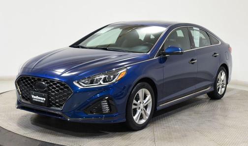 Lakeside Blue 2018 Hyundai SONATA Sport