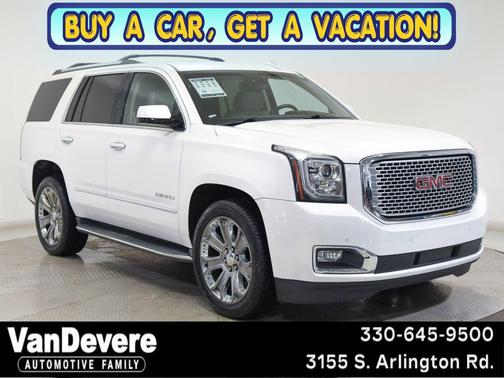 White Frost Tricoat 2016 GMC Yukon Denali