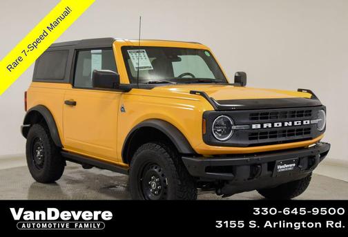 Orange Metallic 2021 Ford Bronco Black Diamond