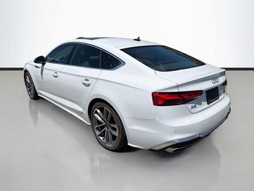 Glacier White 2023 Audi A5 Sportback 45 S Line Premium Plus