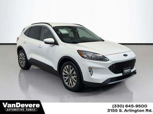 White Metallic 2020 Ford Escape Titanium