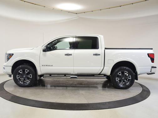 Pearl White Metallic 2021 Nissan Titan Platinum Reserve