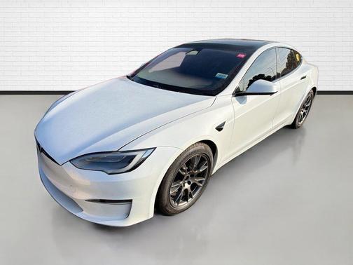 White 2021 Tesla Model S Plaid