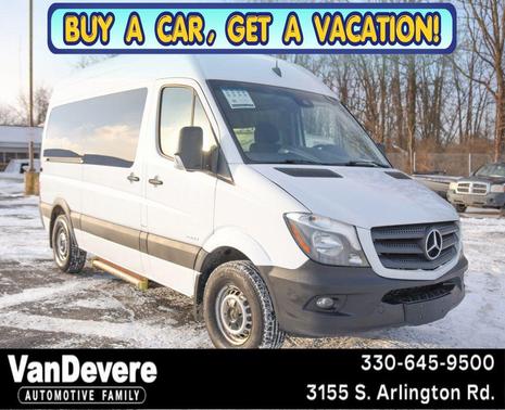 White 2016 Mercedes-Benz Sprinter Passenger 144 WB