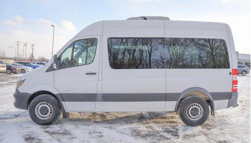 White 2016 Mercedes-Benz Sprinter Passenger 144 WB