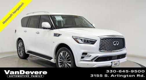 Moonstone White 2018 INFINITI QX80 Base