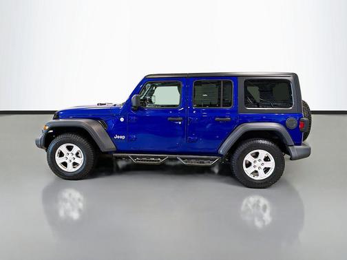 Ocean Blue Metallic Clearcoat 2018 Jeep Wrangler Unlimited Sport