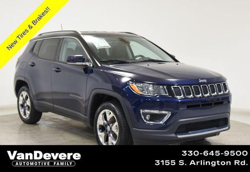 Jazz Blue Pearlcoat 2020 Jeep Compass Limited