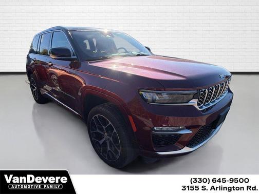 Velvet Red Pearlcoat 2023 Jeep Grand Cherokee 4xe Summit Reserve
