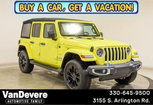 High Velocity Clearcoat 2022 Jeep Wrangler Unlimited 4xe Sahara