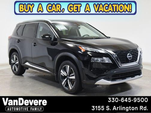 Super Black 2023 Nissan Rogue Platinum