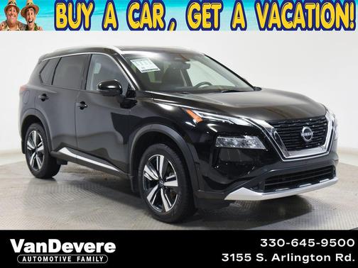 Super Black 2023 Nissan Rogue Platinum