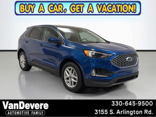 Blue Metallic 2024 Ford Edge SEL
