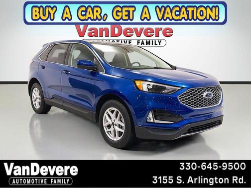 Blue Metallic 2024 Ford Edge SEL