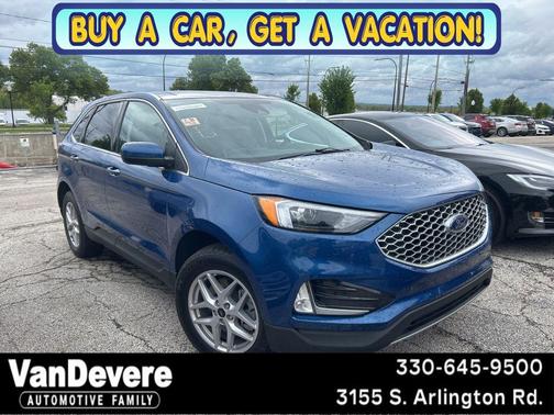 Blue Metallic 2024 Ford Edge SEL