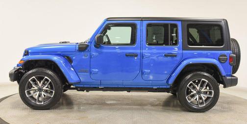 Hydro Blue Pearl Coat 2024 Jeep Wrangler 4xe Sport S